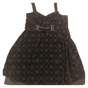 Nightmare Before Christmas Velvet and Lace Dress